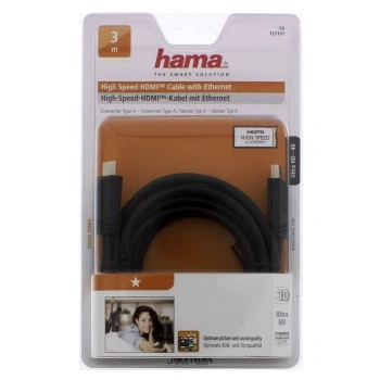 Hama HDMI kabel vidlice-vidlice, 1*, 3 m (rozbalený)