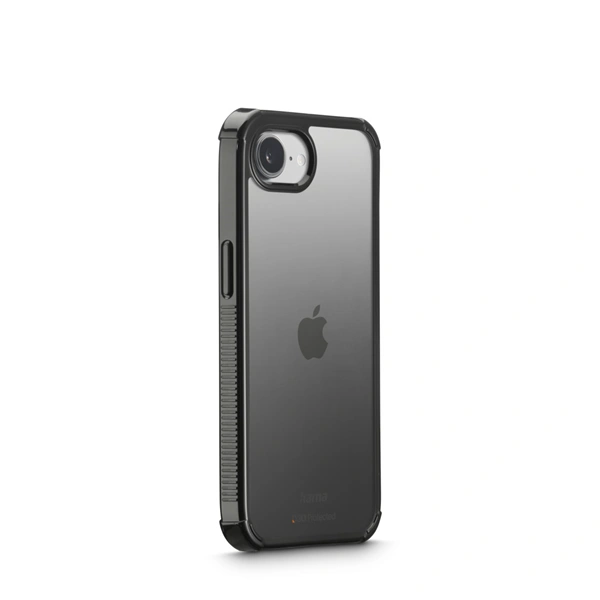 Hama Extreme Protect, kryt pro Apple iPhone 16e, materiál D3O®, průhledný černý