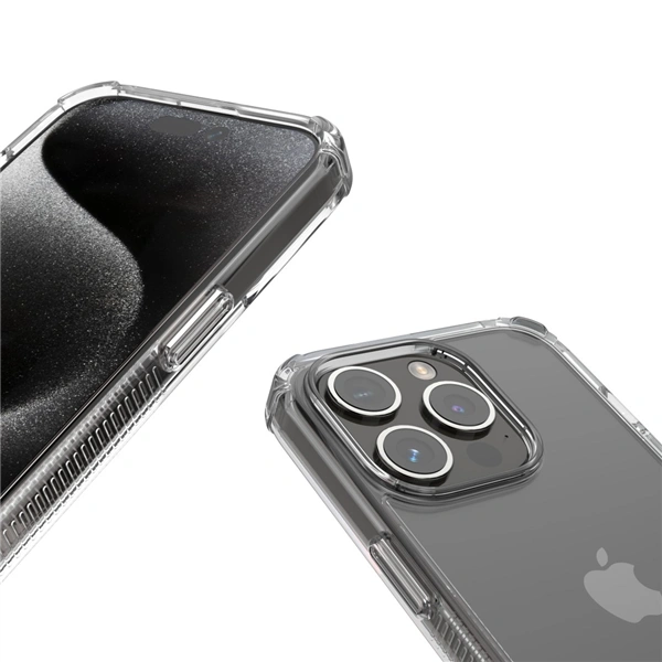 Hama Extreme Protect, kryt pro Apple iPhone 16, materiál D3O, nežloutne, průhledný