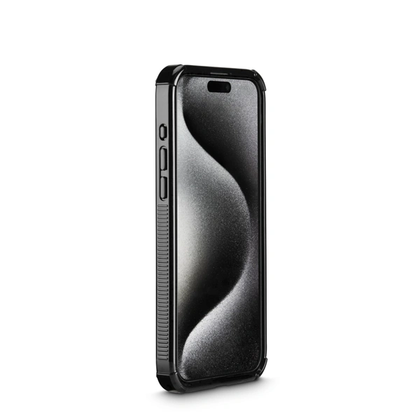 Hama Extreme Protect, kryt pro Apple iPhone 16 Pro, materiál D3O®, průhledný černý