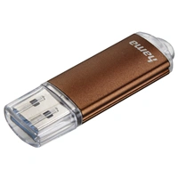 Hama FlashPen Laeta, USB 3.0, 128 GB, 90 MB/s, hnědá
