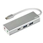 Hama USB-C 3.1 hub Aluminium, 2x USB-A, USB-C, 3,5 mm audio