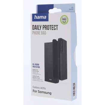 Hama Daily Protect, pouzdro-knížka pro Samsung Galaxy A05s, funkce stojanu, černé