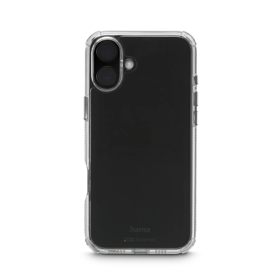 Hama Extreme Protect, kryt pro Apple iPhone 16 Plus, materiál D3O, nežloutne, průhledný