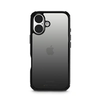 Hama Extreme Protect, kryt pro Apple iPhone 16 Plus, materiál D3O®, průhledný černý