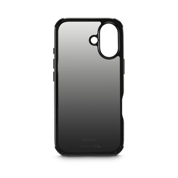 Hama Extreme Protect, kryt pro Apple iPhone 16 Plus, materiál D3O, průhledný černý