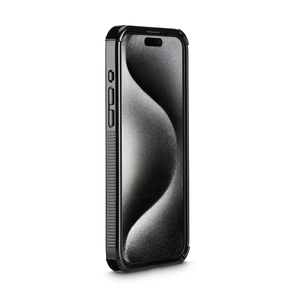 Hama Extreme Protect, kryt pro Apple iPhone 16 Pro Max, materiál D3O®, průhledný černý