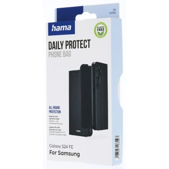 Hama Daily Protect, pouzdro-knížka pro Samsung Galaxy S24 FE, funkce stojanu, černé