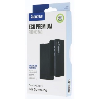 Hama Eco Premium, pouzdro-knížka pro Samsung Galaxy S24 FE, umělá kůže, 20% recyklovaných materiálů