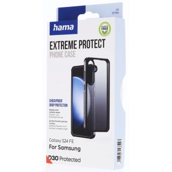 Hama Extreme Protect, kryt pro Samsung Galaxy S24 FE, materiál D3O, černý