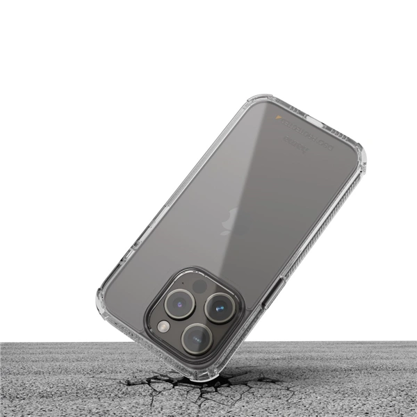 Hama Extreme Protect, kryt pro Apple iPhone 15 Pro, materiál D3O, nežloutne, průhledná