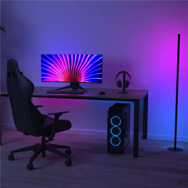 Hama SMART stojací rohová RGB LED lampa s hudebním senzorem, 153 cm (rozbalený)