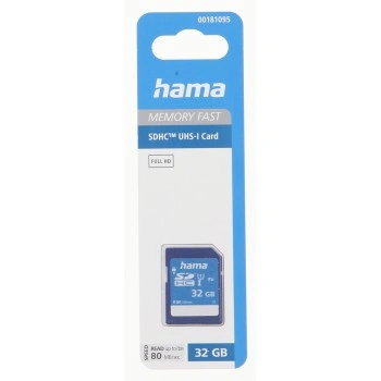 Hama SDHC 32 GB Class 10, UHS-I 80 MB/s, V10