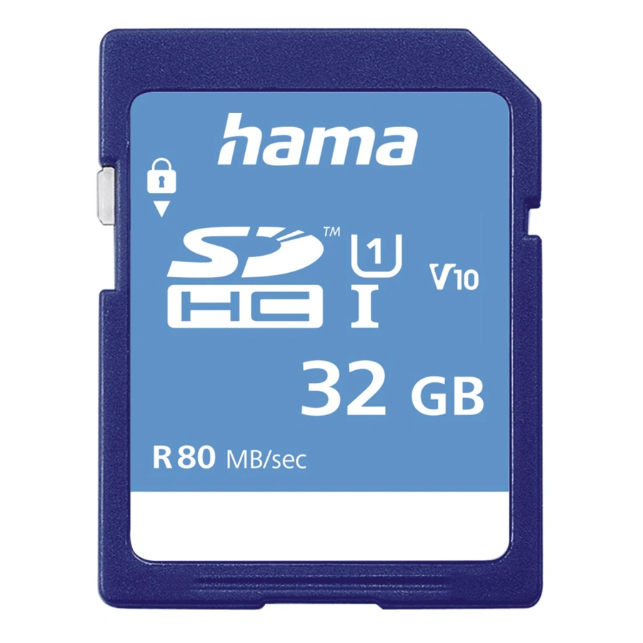 Hama SDHC 32 GB Class 10, UHS-I 80 MB/s, V10