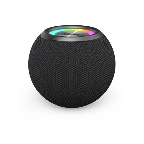 Hama Ball, Bluetooth reproduktor, 5 W, LED podsvícení, AUX-in, USB-A, microSD slot, černý