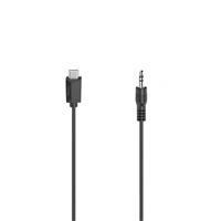 Hama audio adaptérový kabel USB-C na jack 3,5 mm, aktivní, 0,75 m