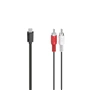 Hama audio adaptérový kabel USB-C na 2 cinch, aktivní, 1,5 m