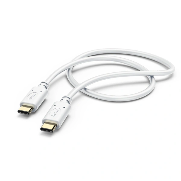 Hama kabel USB-C 2.0 typ C-C 1,5 m, bílá