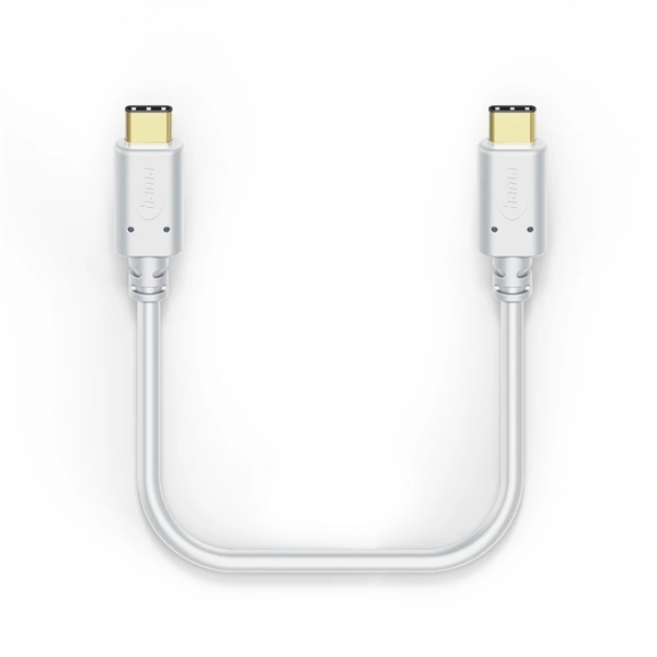 Hama kabel USB-C 2.0 typ C-C 1,5 m, bílá