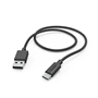 Hama kabel USB-C 2.0 typ A-C 1 m, černá