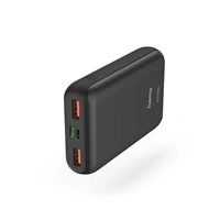 Hama PD10-HD powerbanka, 10000 mAh, 3 výstupy: 1x USB-C, 2x USB-A, PD, QC, max. 18 W/3 A (rozbalená)