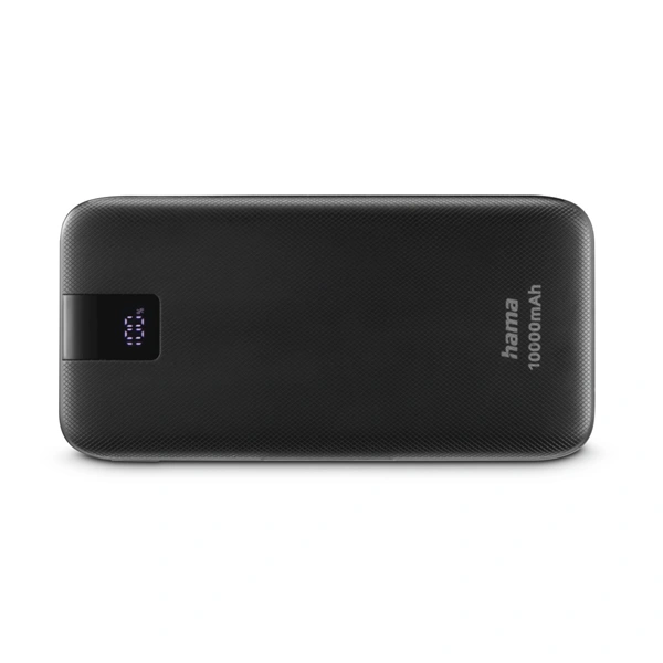 Hama PD 10 powerbanka, 10000 mAh, 3 výstupy: 2x USB-C, 1x USB-A, LED displej, PD, Qualcomm