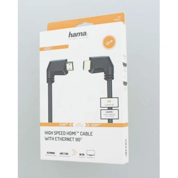 Hama HDMI kabel High Speed 4K 1,5 m, kolmé konektory