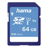 Hama SDXC 64 GB Class 10, UHS-I 90 MB/s, V10