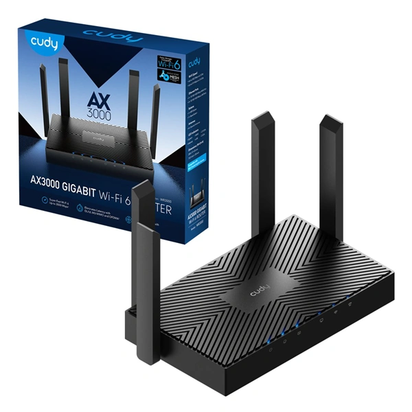 Cudy AX3000 Wi-Fi 6 Mesh Gigabit router (WR3000)