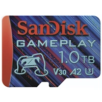 SanDisk GamePlay microSDXC UHS-I Card, 1 TB Gaming microSDXC, 190 MB/s (čtení), 130 MB/s (zápis)