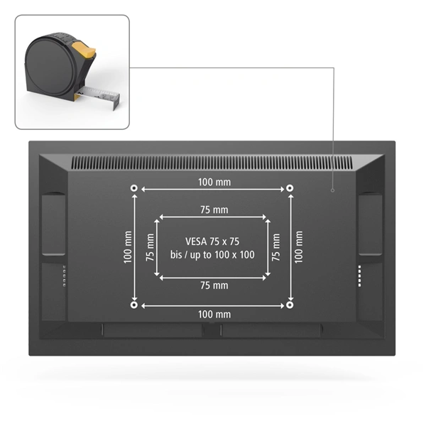 Hama nástěnný držák TV/monitoru, 100x100, naklápěcí