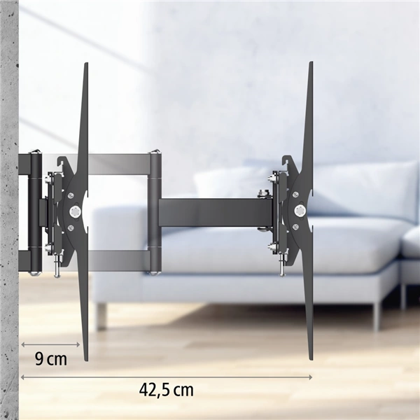 Hama nástěnný držák TV, pohyblivý, 400x400, 35 kg