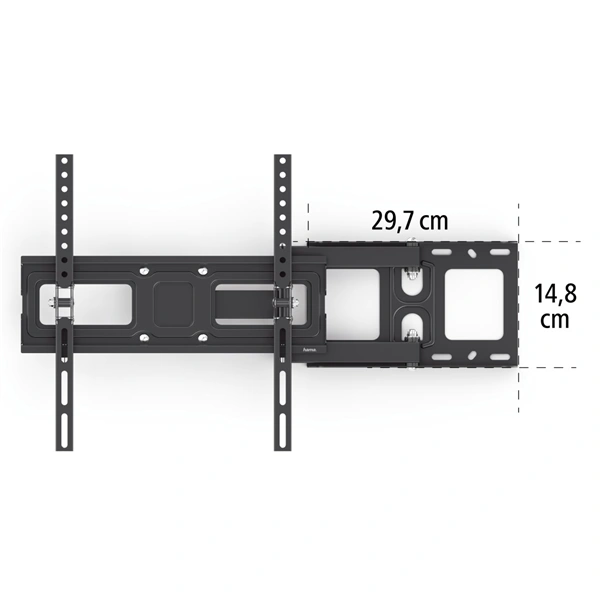 Hama nástěnný držák TV, pohyblivý, 400x400, 35 kg