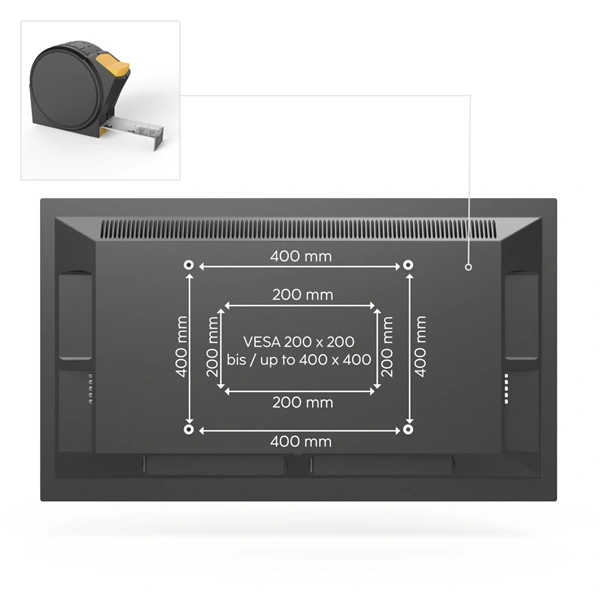 Hama nástěnný držák TV, 400x400, pohyblivý, 35 kg