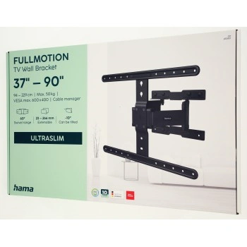 Hama nástěnný držák TV Ultraslim, 600x400, pohyblivý