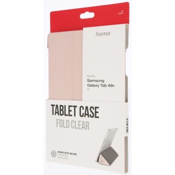 Hama Fold Clear, pouzdro pro Samsung Galaxy Tab A9+ 11", růžové