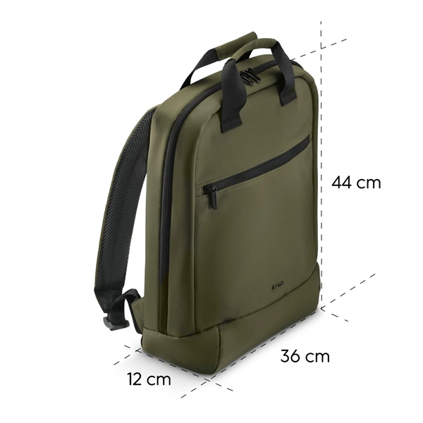 Hama Ultra Lightweight, batoh na notebook, do 41 cm (16,2"), recyklovaný polyester, olivově zelený