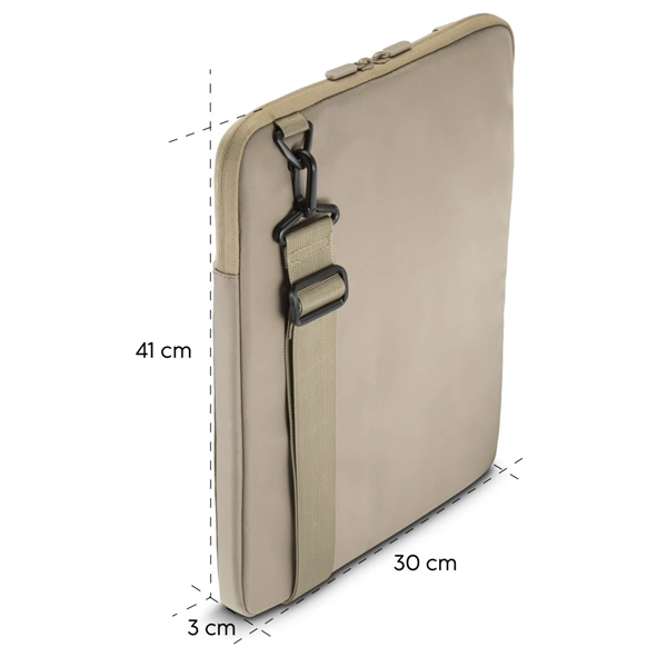 Hama To Go, obal na notebook, pro uhlopříčku 40-41 cm (15,6-16,2"), popruh na rameno, béžový/zelený