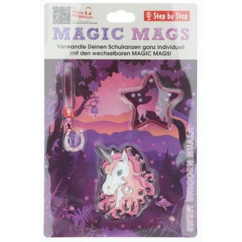 Doplňková sada obrázků MAGIC MAGS Sweet Unicorn Nuala k aktovkám GRADE, SPACE, CLOUD, 2IN1 a KID