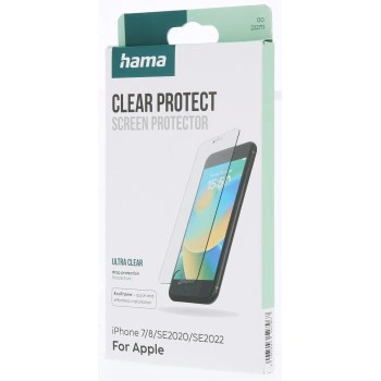 Hama Clear Protect, ochranné sklo na displej pro Apple iPhone 7/8/SE2020/SE2022