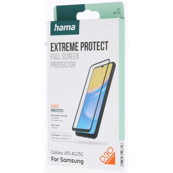Hama Extreme Protect, ochranné sklo na displej pro Samsung Galaxy A15 5G, licence D3O