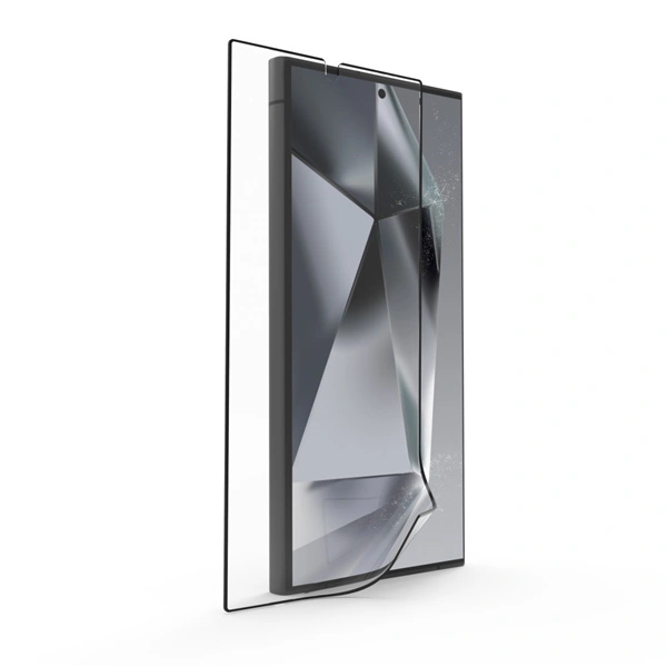 Hama Super Hybrid, ochranné sklo na displej pro Samsung Galaxy S24 Ultra, licence D3O