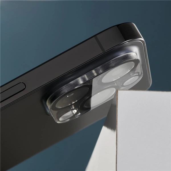 Hama Cam Protect, ochranné sklo fotoaparátu pro Apple iPhone 15 Pro/15 Pro Max, průhledné