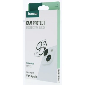 Hama Cam Protect, ochranné sklo fotoaparátu pro Apple iPhone 13, průhledné