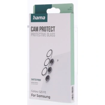 Hama Cam Protect, ochranné sklo fotoaparátu pro Samsung Galaxy S23 FE, průhledné