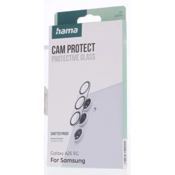 Hama Cam Protect, ochranné sklo fotoaparátu pro Samsung Galaxy A25 5G, průhledné