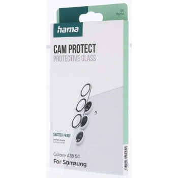 Hama Cam Protect, ochranné sklo fotoaparátu pro Samsung Galaxy A35 5G, průhledné