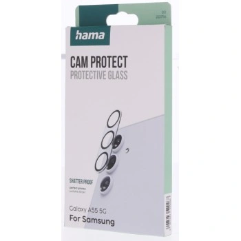 Hama Cam Protect, ochranné sklo fotoaparátu pro Samsung Galaxy A55 5G, průhledné