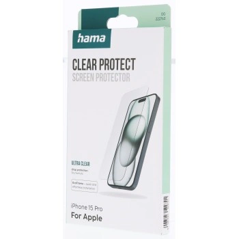 Hama Clear Protect, ochranné sklo na displej pro Apple iPhone 15 Pro