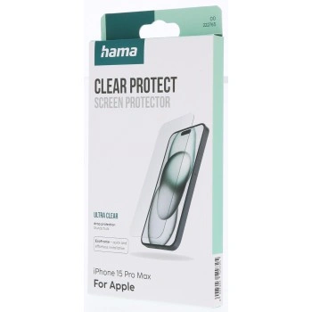 Hama Clear Protect, ochranné sklo na displej pro Apple iPhone 15 Pro Max